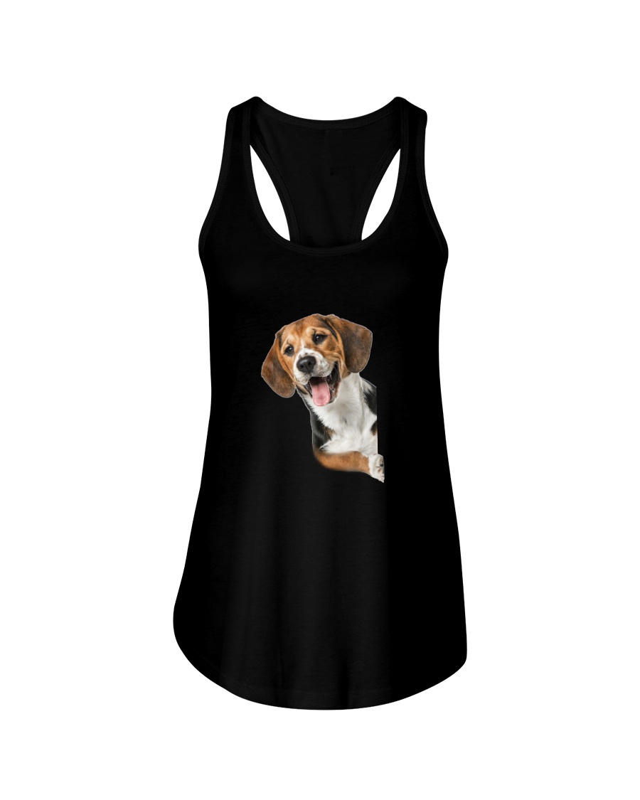 Hello Beagle Ladies Flowy Tank