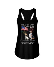 Flag Beagle Ladies Flowy Tank thumbnail