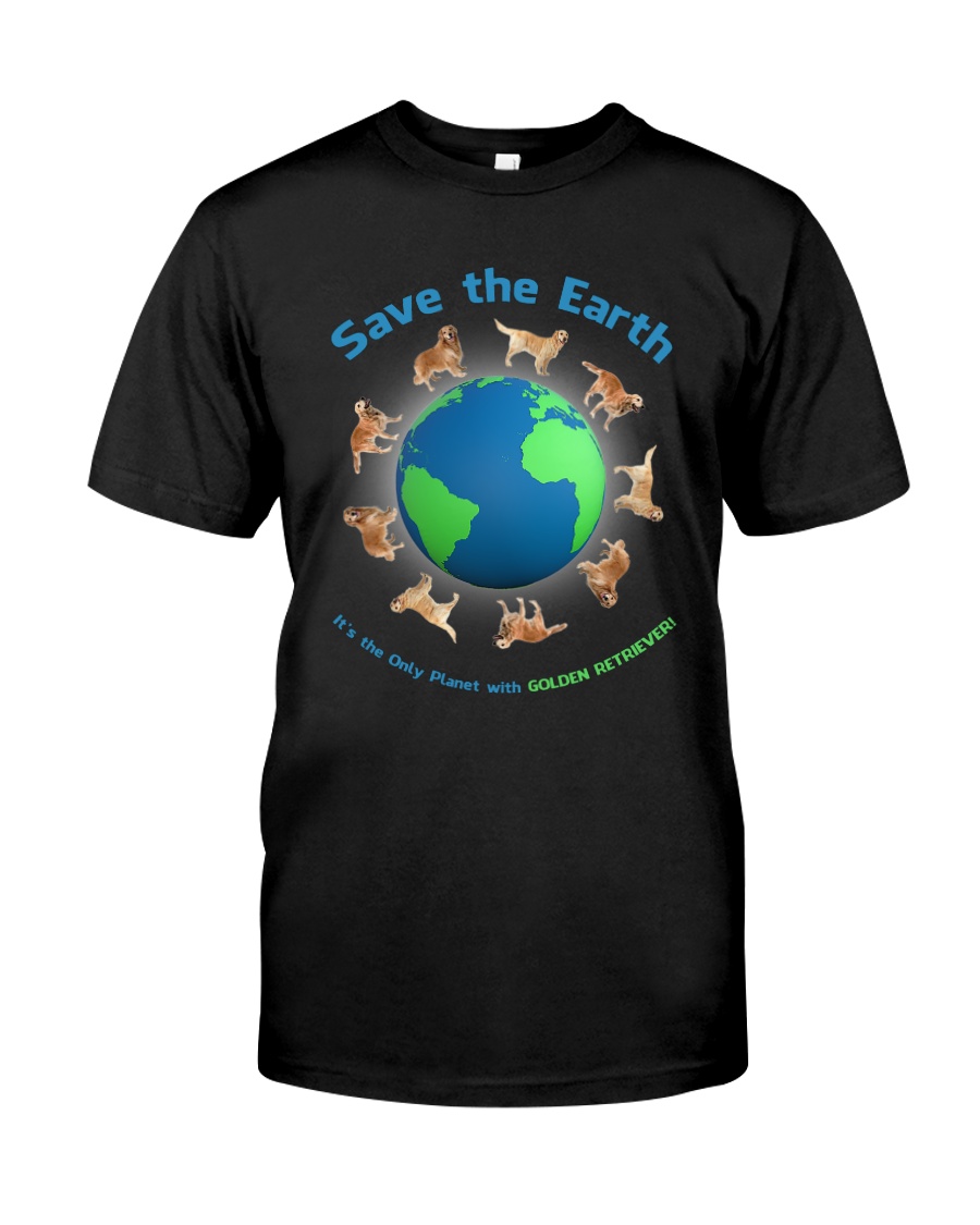 Golden Retriever Planet Classic T-Shirt