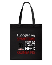 Guinea Pig Symptoms Tote Bag thumbnail