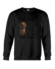 Daddy Dachshund Crewneck Sweatshirt thumbnail