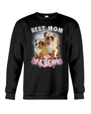 Bulldog Best Mom Crewneck Sweatshirt thumbnail