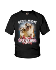 Bulldog Best Mom Youth T-Shirt thumbnail