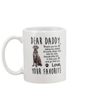 Daddy Great Dane Mug back