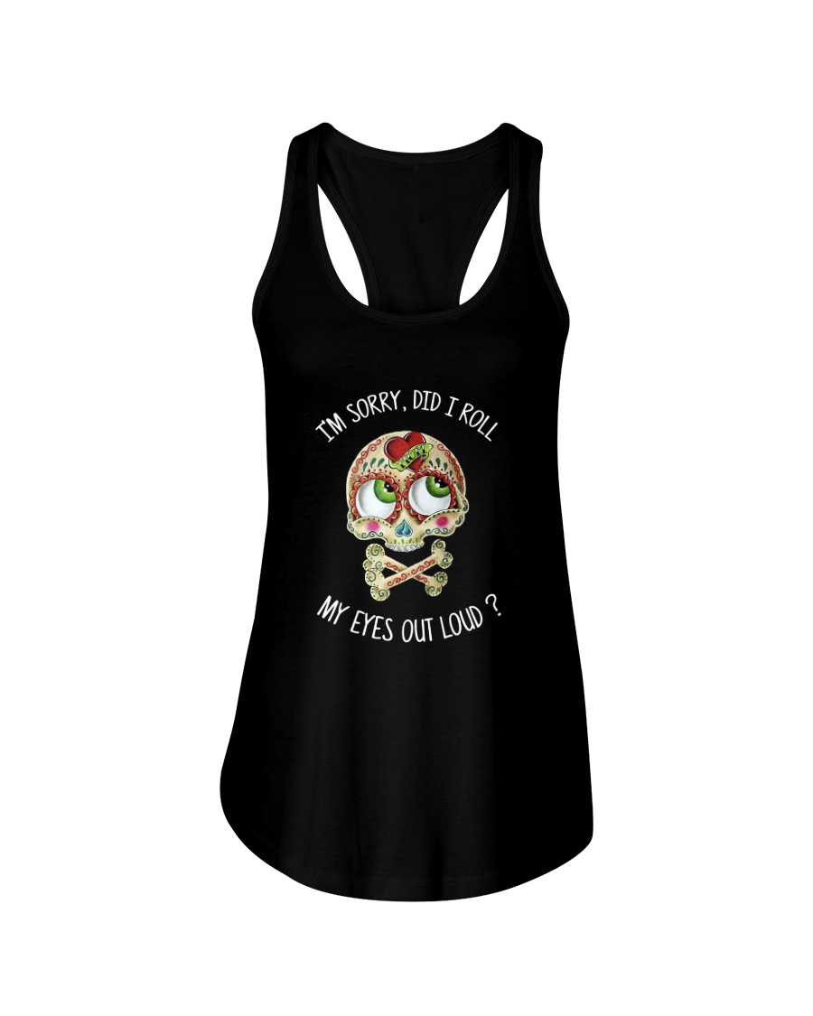 Skull Out Loud Ladies Flowy Tank