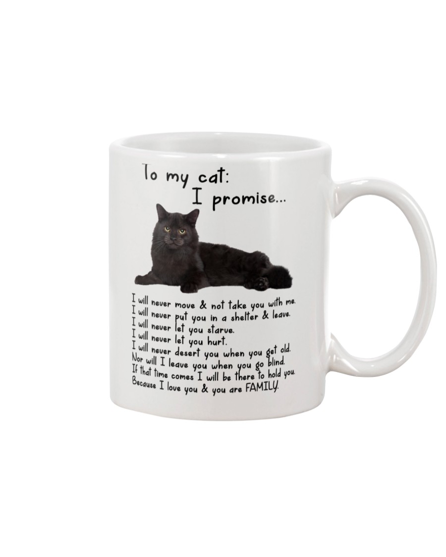 Black Cat Family Mug