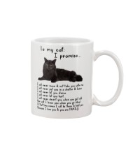 Black Cat Family Mug front