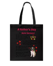 Poem From Saint Bernard Tote Bag thumbnail