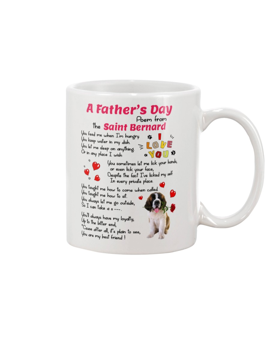 Poem From Saint Bernard Mug