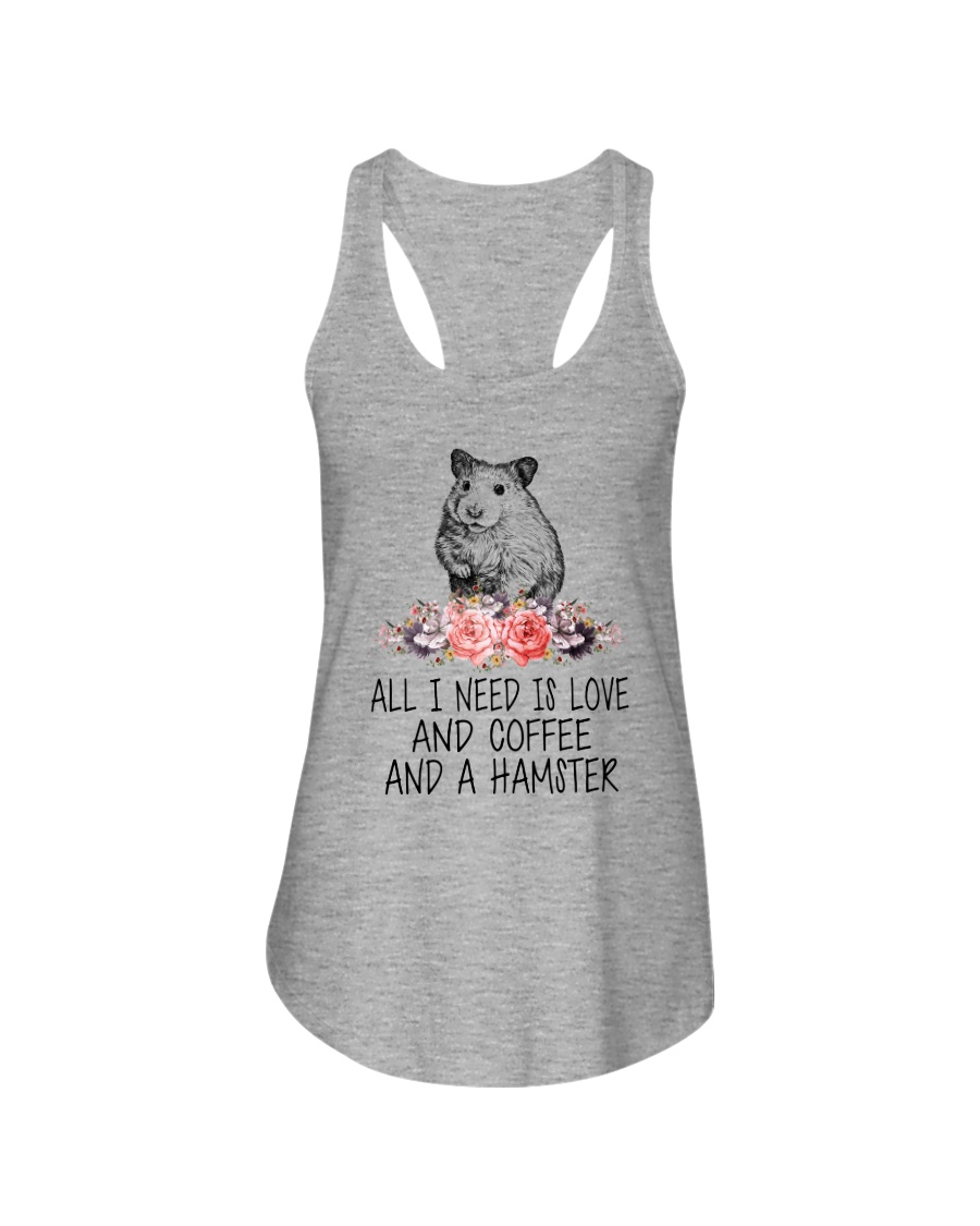 Hamster All I Need Ladies Flowy Tank