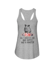 Hamster All I Need Ladies Flowy Tank front