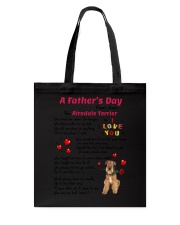 Poem From Airedale Terrier Tote Bag thumbnail