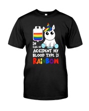 Rainbow Unicorn Classic T-Shirt front