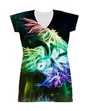 Owl Fractal All-over Dress thumbnail