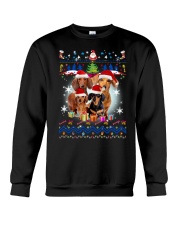Dachshund Family Xmas Phoebe 018 Crewneck Sweatshirt front