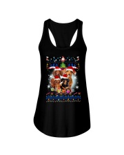 Dachshund Family Xmas Phoebe 018 Ladies Flowy Tank thumbnail