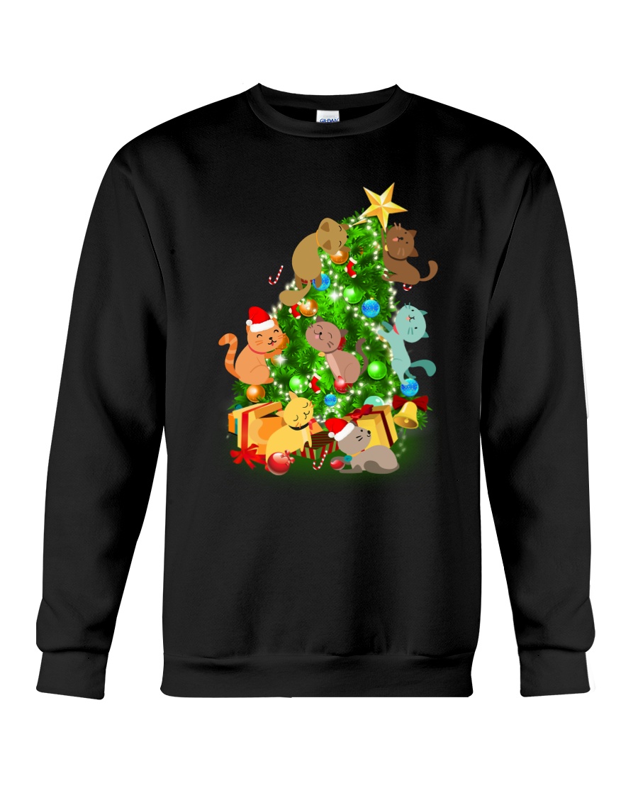 PHOEBE - Cats playing - 0712 - D11 Crewneck Sweatshirt