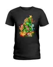 PHOEBE - Cats playing - 0712 - D11 Ladies T-Shirt thumbnail
