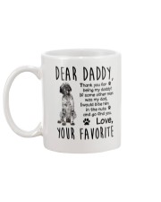 English Setter Daddy Mug back