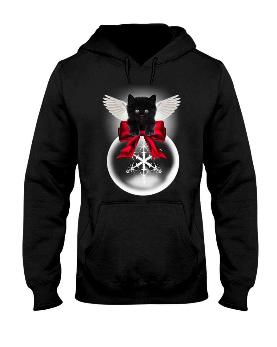 PHOEBE - Black cat angel - 2111 - B10 Hooded Sweatshirt