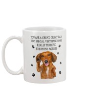 Dachshund Father Mug back