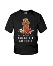 Poodle All I Need Youth T-Shirt thumbnail