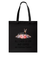 Doberman Pinscher All I Need Tote Bag thumbnail