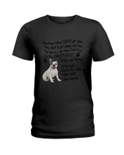 Grooviest Dad French Bulldog Ladies T-Shirt thumbnail