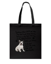 Grooviest Dad French Bulldog Tote Bag thumbnail