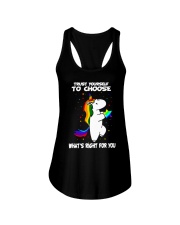 PHOEBE - Trust yourself to choose - 0512 - C8 Ladies Flowy Tank thumbnail