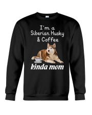 Siberian Husky Kinda Mom Crewneck Sweatshirt thumbnail