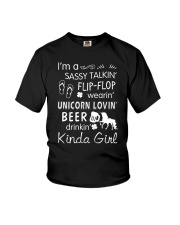 Unicorn Sassy Talking Youth T-Shirt thumbnail