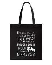 Unicorn Sassy Talking Tote Bag thumbnail