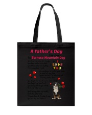 Poem From Bernese Mountain Dog Tote Bag thumbnail