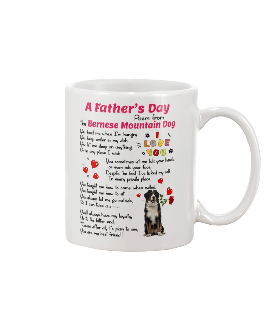 Poem From Bernese Mountain Dog Mug