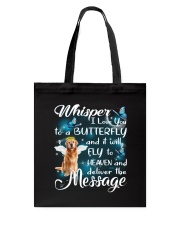 Fly To Heaven Golden Retriever Tote Bag thumbnail