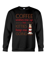 Cat Coffee Crewneck Sweatshirt thumbnail