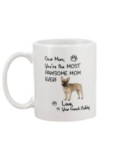 Pawsome Mom French Bulldog Mug back