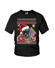 Dachshund Christmas Phoebe 018 Youth T-Shirt thumbnail