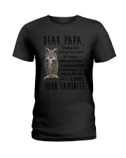 Dear Papa Owl Ladies T-Shirt thumbnail