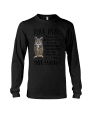 Dear Papa Owl Long Sleeve Tee thumbnail
