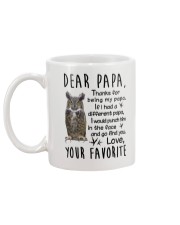 Dear Papa Owl Mug back