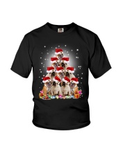 PHOEBE - Bulldog in party hat - 0911 - E14 Youth T-Shirt thumbnail