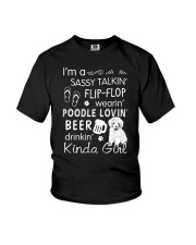 Poodle Sassy Talking Youth T-Shirt thumbnail