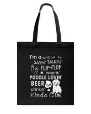 Poodle Sassy Talking Tote Bag thumbnail