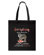 Everythings Beauty Wolf Tote Bag thumbnail
