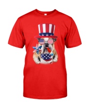 Independence Day Bulldog Classic T-Shirt thumbnail