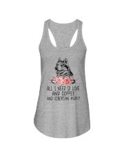 Siberian Husky All I Need Ladies Flowy Tank front