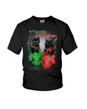 PHOEBE - Black Cat Merry Xmas - 1310 - 92 Youth T-Shirt thumbnail