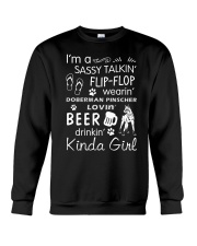Doberman Pinscher Sassy Talking Crewneck Sweatshirt thumbnail